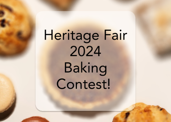 Heritage Fair Baking Contest